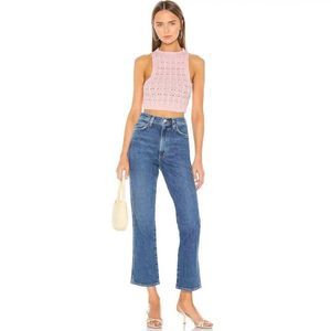 REVOLVE X AGOLDE Pinch Waist High Rise Kick Jeans in Subdued